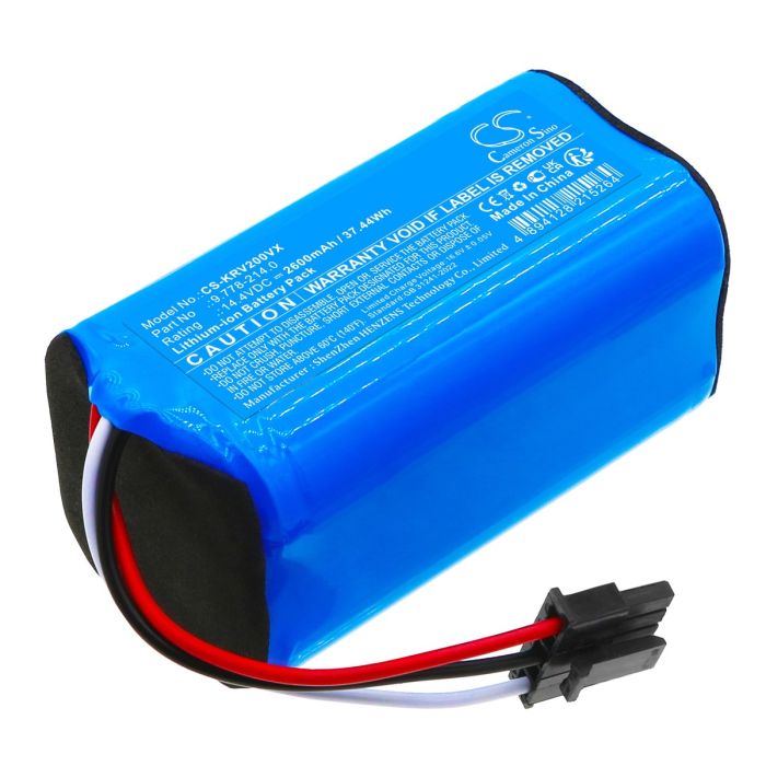 KARCHER pölynimurin tai robotti-imurin RCV 2 / RCV 3 yhteensopiva akku 2600mAh