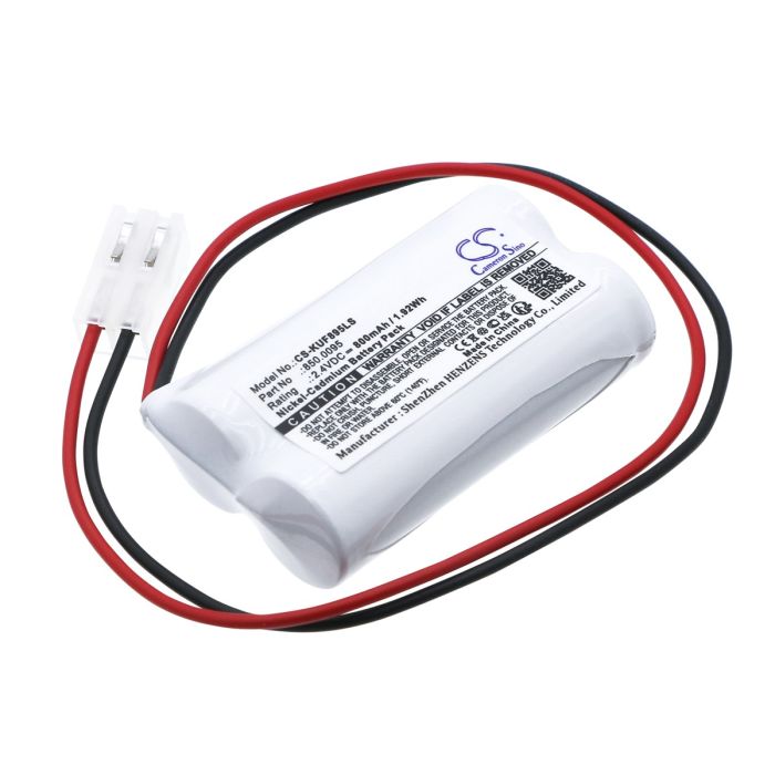 Kaufel hätävalaistus 850.0095 yhteensopiva akku 800mAh