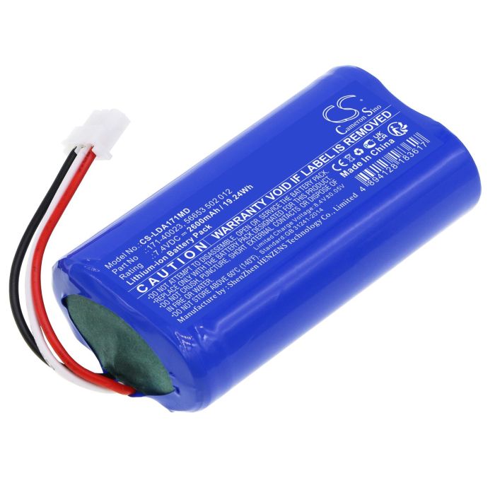 Laerdal lääketieteellisen laitteen Resusci Anne QCPR yhteensopiva akku 2600mAh