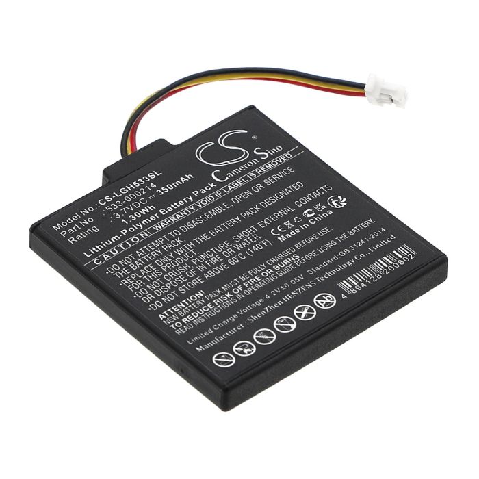 Logitech langattomien kuulokkeiden yhteensopiva akku 350mAh