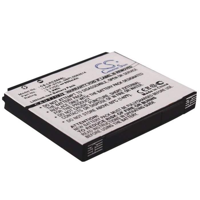 LG CF750, Cookie Plus, GD550 akku 800mAh