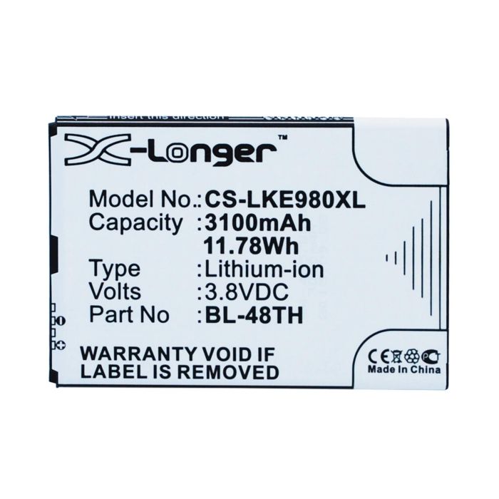 LG E940, E977, E980 akku 3100 mAh