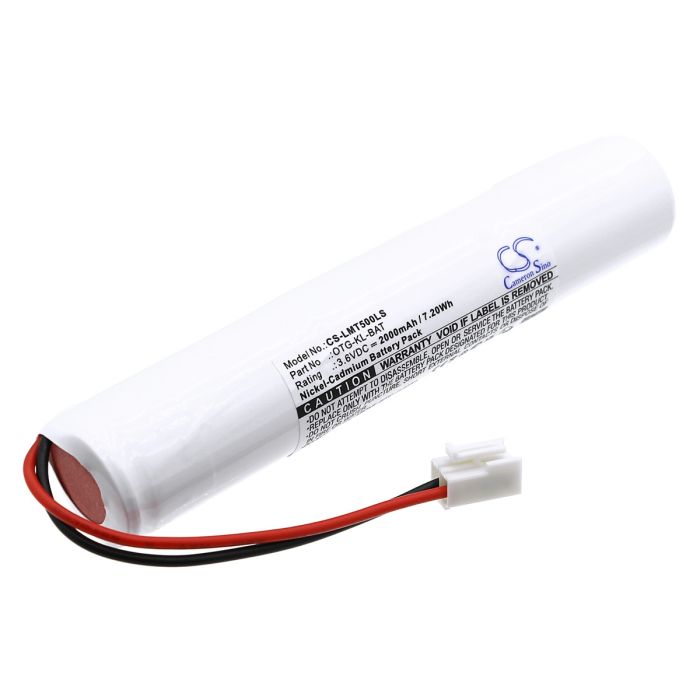 Lumenxl hätävalaistus OTG-KL / OTG-KL-1 yhteensopiva akku 2000mAh