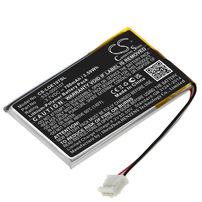 Logitech kaiuttimen Far East / S00149 yhteensopiva akku 700mAh