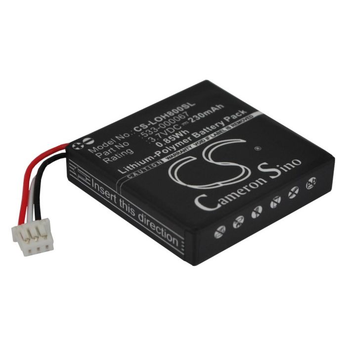 Logitech H800 akku 230mAh/0.85Wh