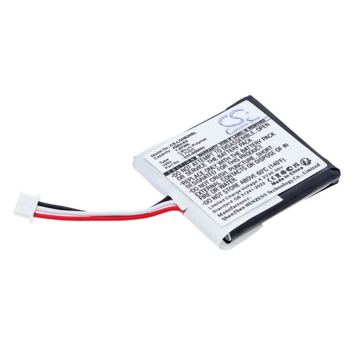 Logitech langattomien kuulokkeiden H820e yhteensopiva akku 450mAh