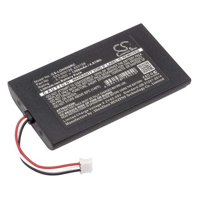 Logitech Harmony 950, Elite Kaukosäätimen akku 1300 mAh