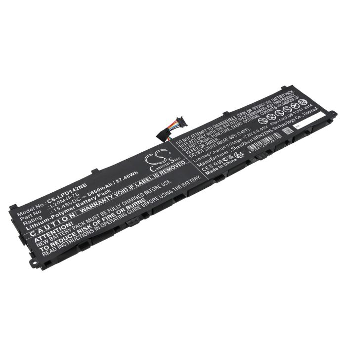 Lenovo kannettavan tietokoneen ThinkPad P1 Gen 4 20Y3000KMS / ThinkPad P1 Gen 4 20Y3000YRI yhteensopiva akku 5650mAh