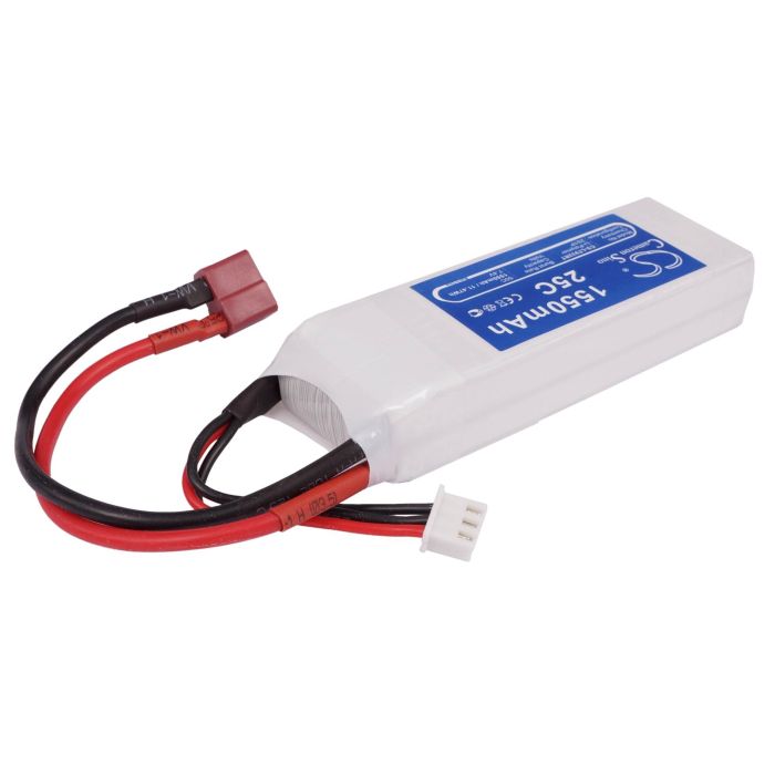Li-Po Akku, 1550 mAh 7,4V 25C Li-Po Akku, 1550 mAh 7,4V 25C