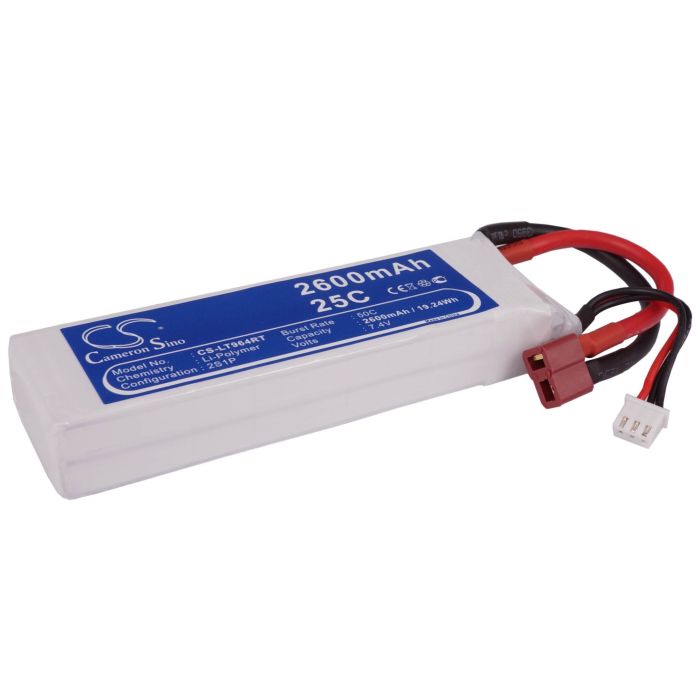 Li-Po Akku, 2600 mAh 7,4V 25C