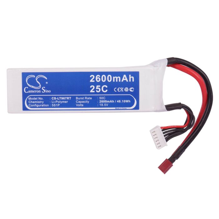 Li-Po Akku, 2600 mAh 18,5V 25C