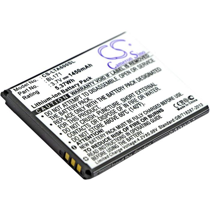 Lenovo A356, A368, A376 akku 1450 mAh