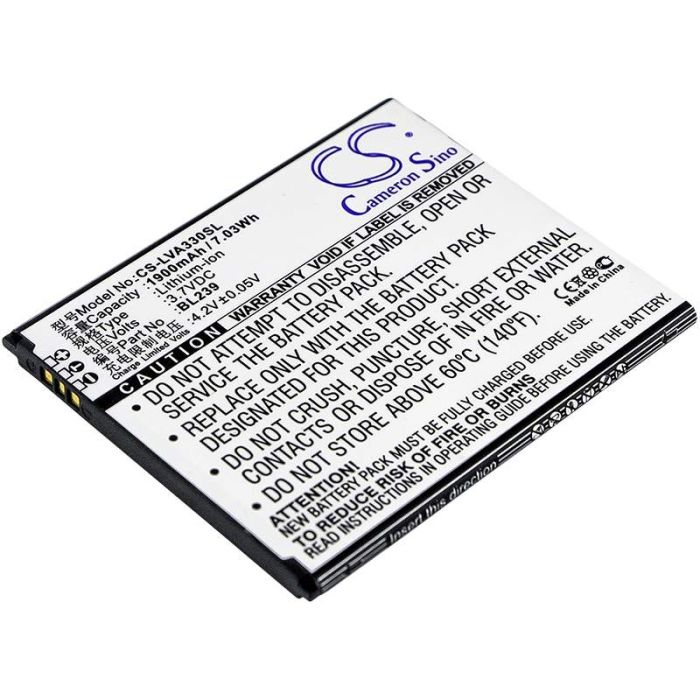 Lenovo A330E, A3500, A3500-HV akku 1900mAh