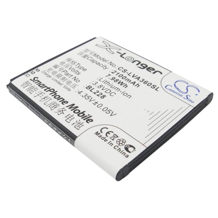 Lenovo A360T akku 2100 mAh