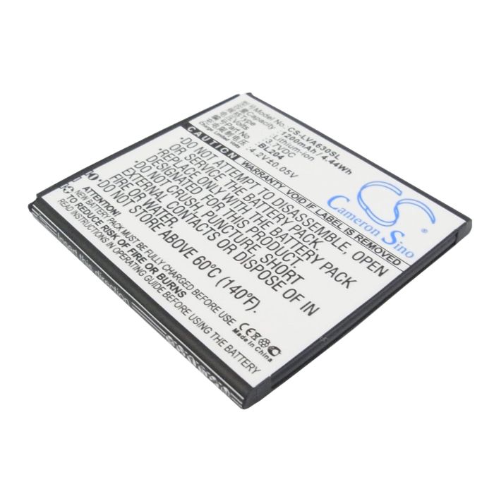 Lenovo A586, A630T, A670T akku 1200 mAh