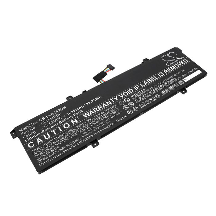 Lenovo kannettavan tietokoneen ThinkBook 14 G4 IAP 21CX000HRE / ThinkBook 14 G4 IAP 21CX001NRM yhteensopiva akku 3850mAh