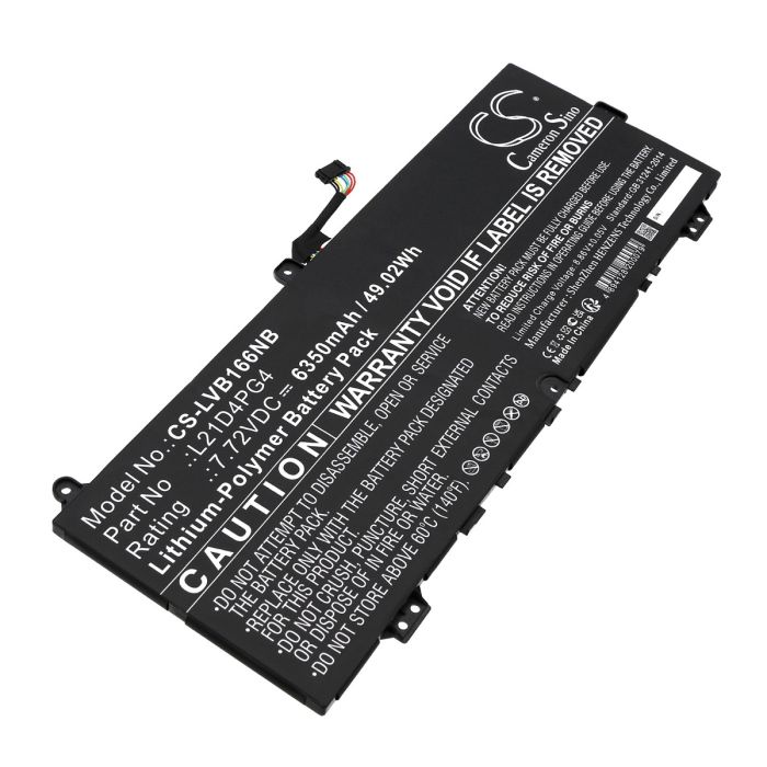 Lenovo kannettavan tietokoneen ThinkBook 16 G6 IRL-21KH006HUA yhteensopiva akku 6350mAh