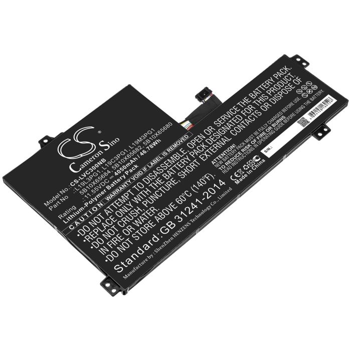 Lenovo kannettavan tietokoneen 100e 2nd Gen 81M8002QAU / 100e 2nd Gen 81M80038AU yhteensopiva akku 4050mAh