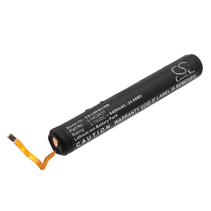 Lenovo kannettavan tietokoneen Yoga Tablet 2-851F / Yoga Tablet 2-830F yhteensopiva akku 6400mAh