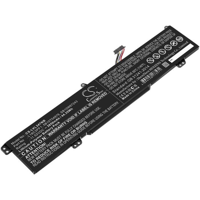 Lenovo kannettavan tietokoneen Ideapad L340 15 Gaming / Ideapad L340 17 Gaming yhteensopiva akku 3850mAh