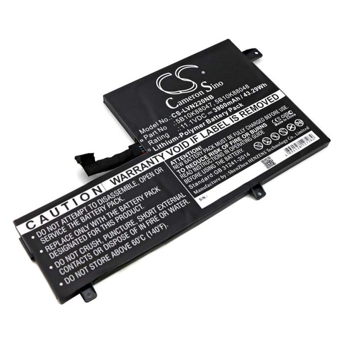 Lenovo Chromebook N22 / Ideapad 520s akku 3900 mAh - Musta
