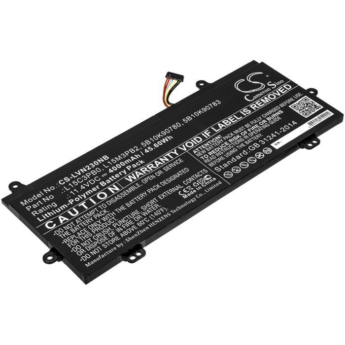 Lenovo kannettavan tietokoneen Winbook N22 / Winbook N23 yhteensopiva akku 4000mAh