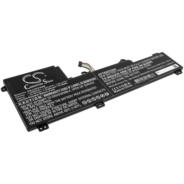 Lenovo kannettavan tietokoneen IdeaPad 5 Pro / IdeaPad 5 Pro-16ACH6 yhteensopiva akku 4750mAh