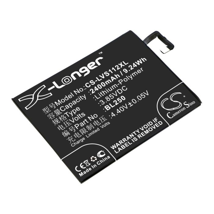 Lenovo Vibe S1 akku 2400 mAh