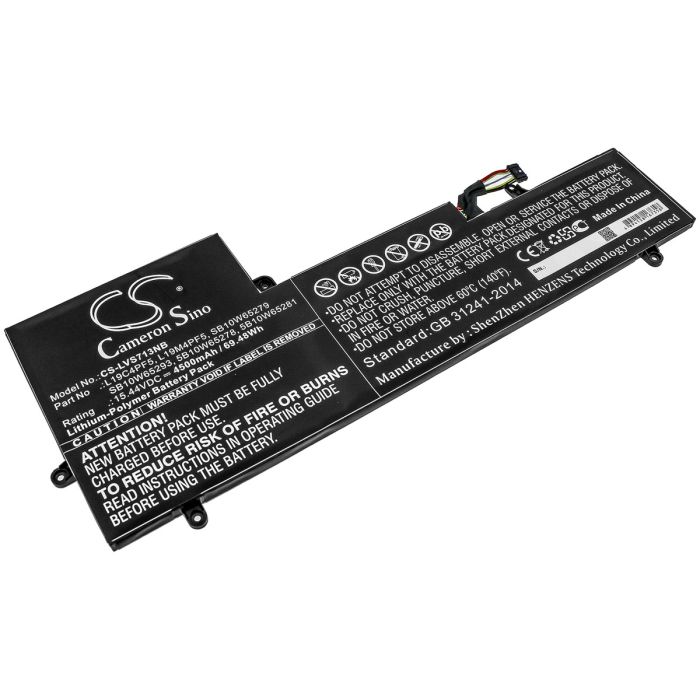 Lenovo kannettavan tietokoneen Yoga Slim 7-15IIL yhteensopiva akku 4500mAh