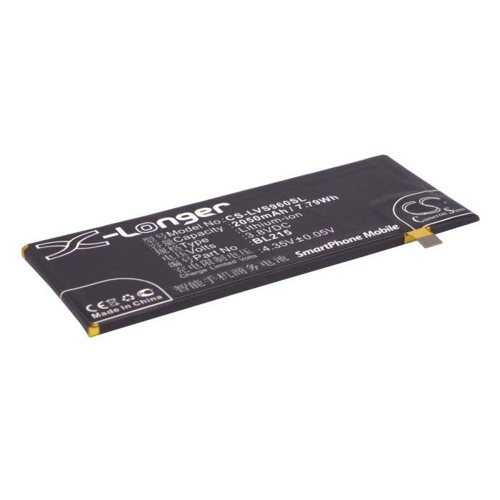 Lenovo S960, S968T, VIBE X akku 2050 mAh