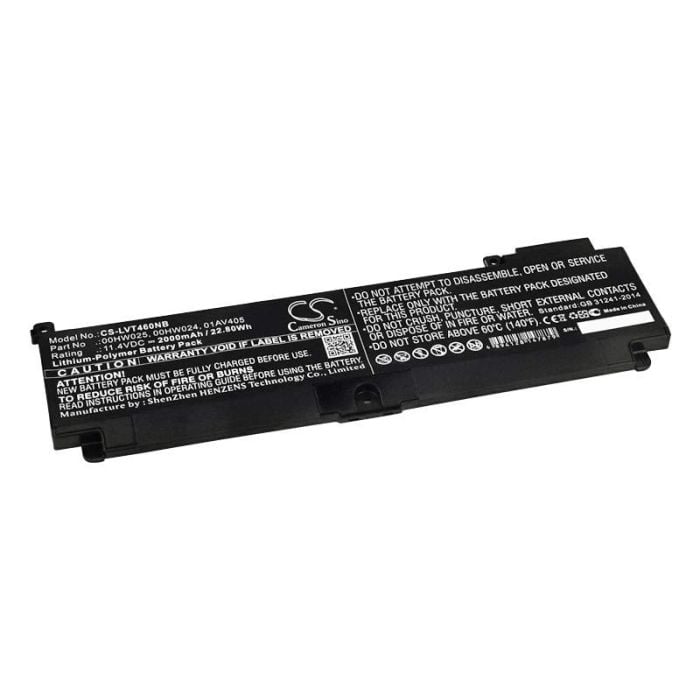 Lenovo ThinkPad T460S / T470S akku 2000mAh