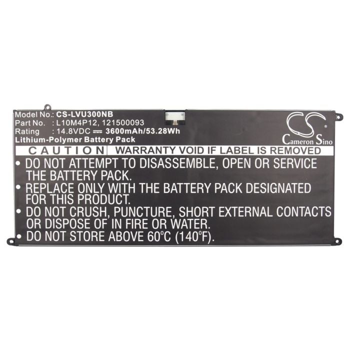 Lenovo IdeaPad Yoga 13, U300 akku 3600 mAh - Musta