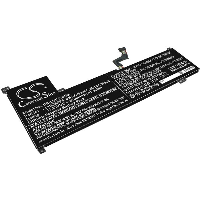 Lenovo kannettavan tietokoneen ideapad 3-17IML0 81WCCTO1WW / ideapad 3-17IML05 1WC007HAU yhteensopiva akku 3700mAh