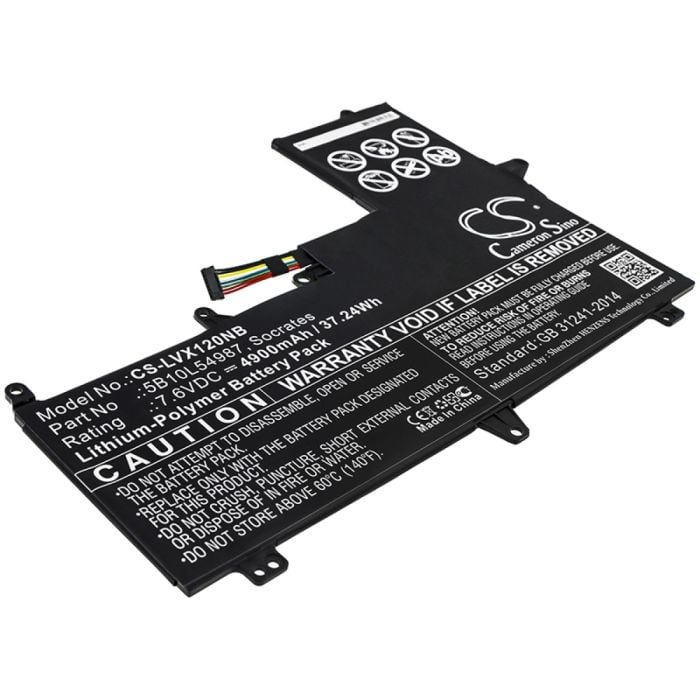 Lenovo kannettavan tietokoneen Air 12 / Xiaoxin Air 12 yhteensopiva akku 4900mAh