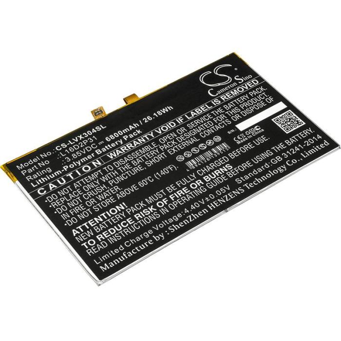 Lenovo Tab 4 10, Tab 4 10.1, TAB4 10-ZA2J0030SE akku 6800mAh Lenovo Tab 4 10, Tab 4 10.1, TAB4 10-ZA2J0030SE akku 6800mAh