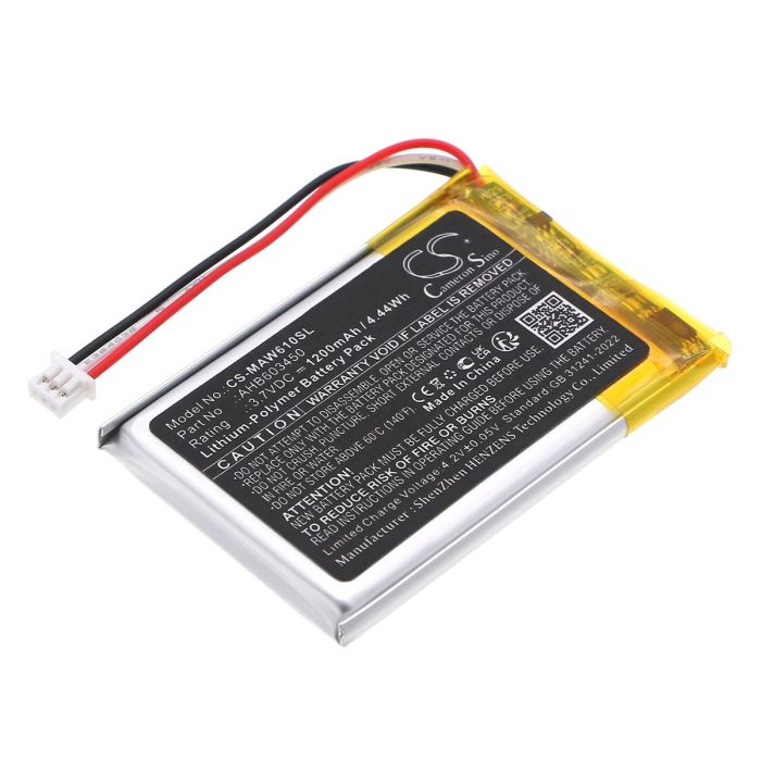 Omen MAW610M Mouse yhteensopiva akku 1200mAh