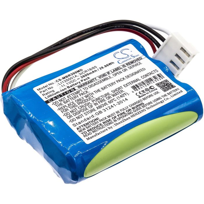 MINDRAY BeneHeart R3, BeneHeart R3 EKG, BeneHeart R3A akku 2600mAh