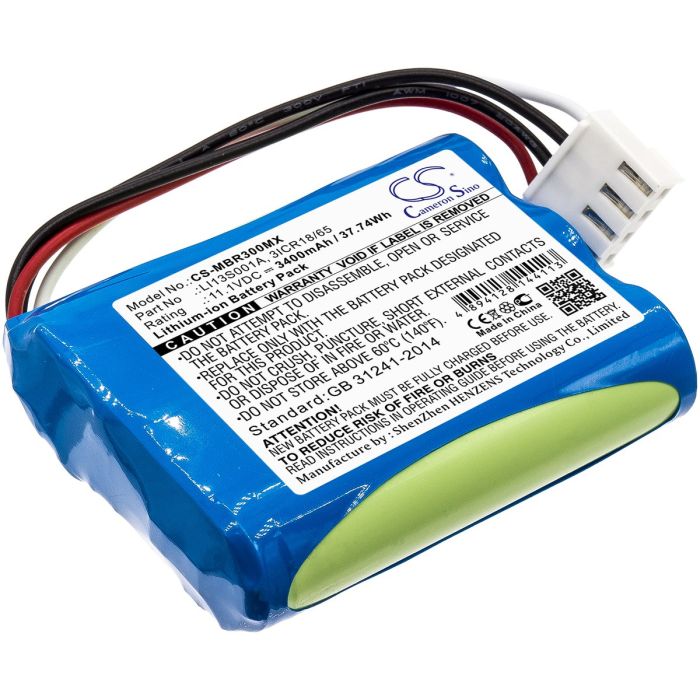 MINDRAY BeneHeart R3, BeneHeart R3 EKG, BeneHeart R3A akku 3400mAh