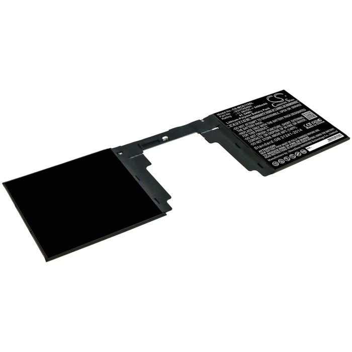 Microsoft tablettien Surface Book 2nd 15" 1793 Keyb yhteensopiva akku 5400mAh