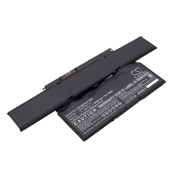 Microsoft kannettavan tietokoneen Surface Laptop Studio 1964 14.4" / Surface Laptop Studio 1964 yhteensopiva akku 4900mAh