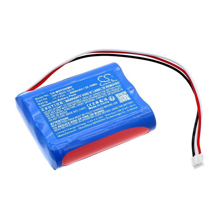 Medcaptain lääketieteellisen laitteen HP-30 Syringe Pump / HP-30 yhteensopiva akku 2900mAh