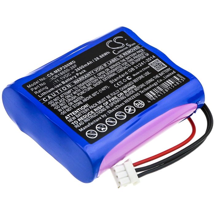 Medical Econet lääketieteellisen laitteen Compact 2 yhteensopiva akku 2600mAh