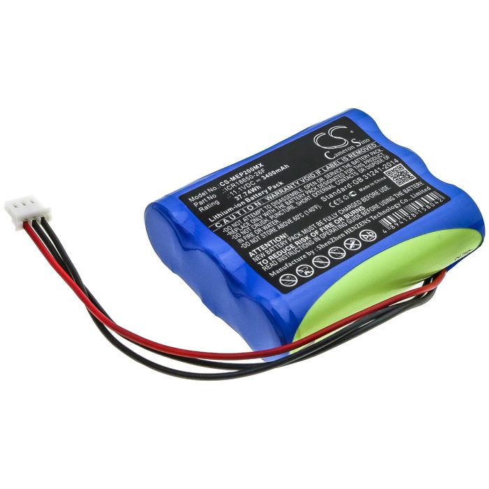 Medical Econet lääketieteellisen laitteen Compact 2 yhteensopiva akku 3400mAh