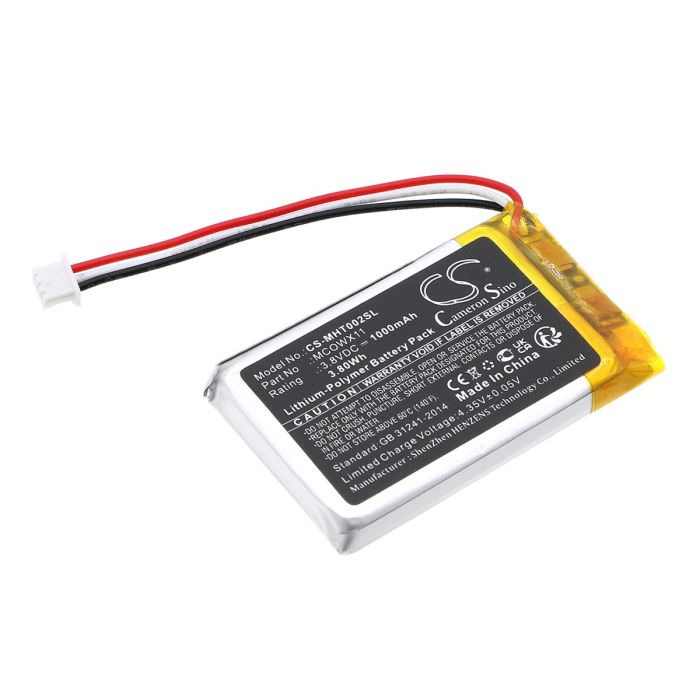 Microsoft langattomien kuulokkeiden TLL-00002 yhteensopiva akku 1000mAh