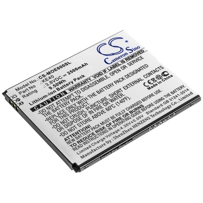 Motorola älypuhelinten Moto E6 / XT2005 yhteensopiva akku 2500mAh