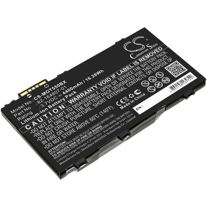 Motorola viivakoodinlukijan ES85 / ES85XX yhteensopiva akku 4400mAh