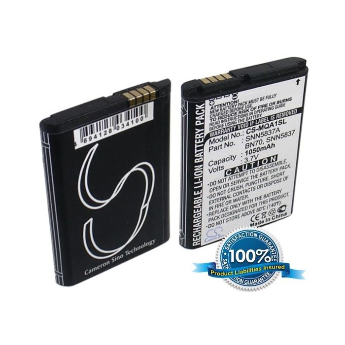 Cameron Sino tarvikeakku Motorola MT710 akku 1050 mAh