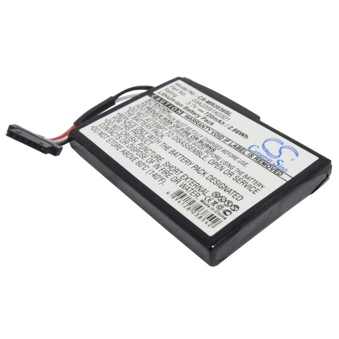 Magellan RoadMate 2035, RoadMate 2036, RoadMate 2036-MU Navigaattorin Akku