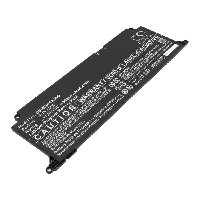 MSI kannettavan tietokoneen F13MG-206XES, Modern 14 yhteensopiva akku 3850mAh
