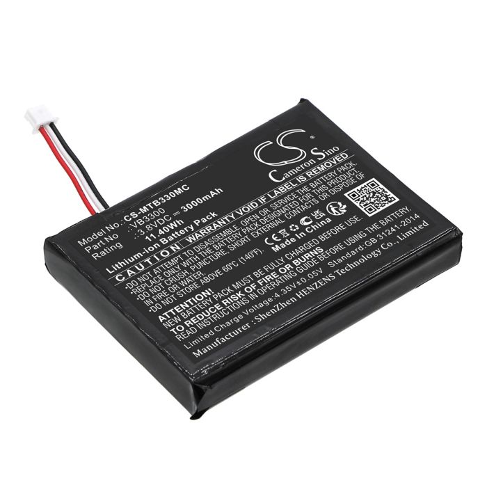 Motorola vartalokameran VB400 / VB400 body camera yhteensopiva akku 3000mAh